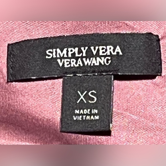 Simply Vera Vera Wang mauve midi dress extra small - Picture 3 of 5